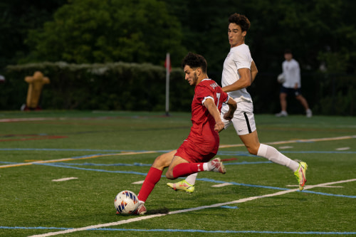 Men's Soccer Action Photo